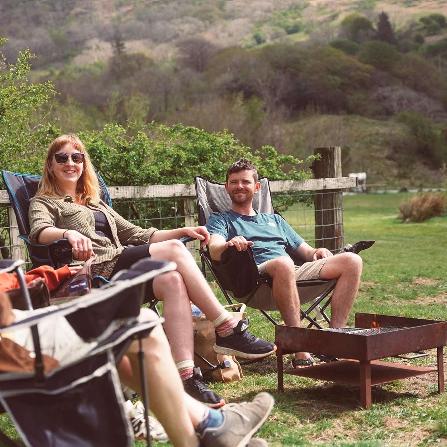 SUNNYFEEL Portable Rocking Camping Chair