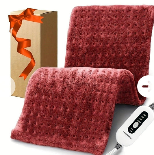 Multi-Temperature Electric Heating Pad – Soft Flannel Hot Compress Therapy Pad