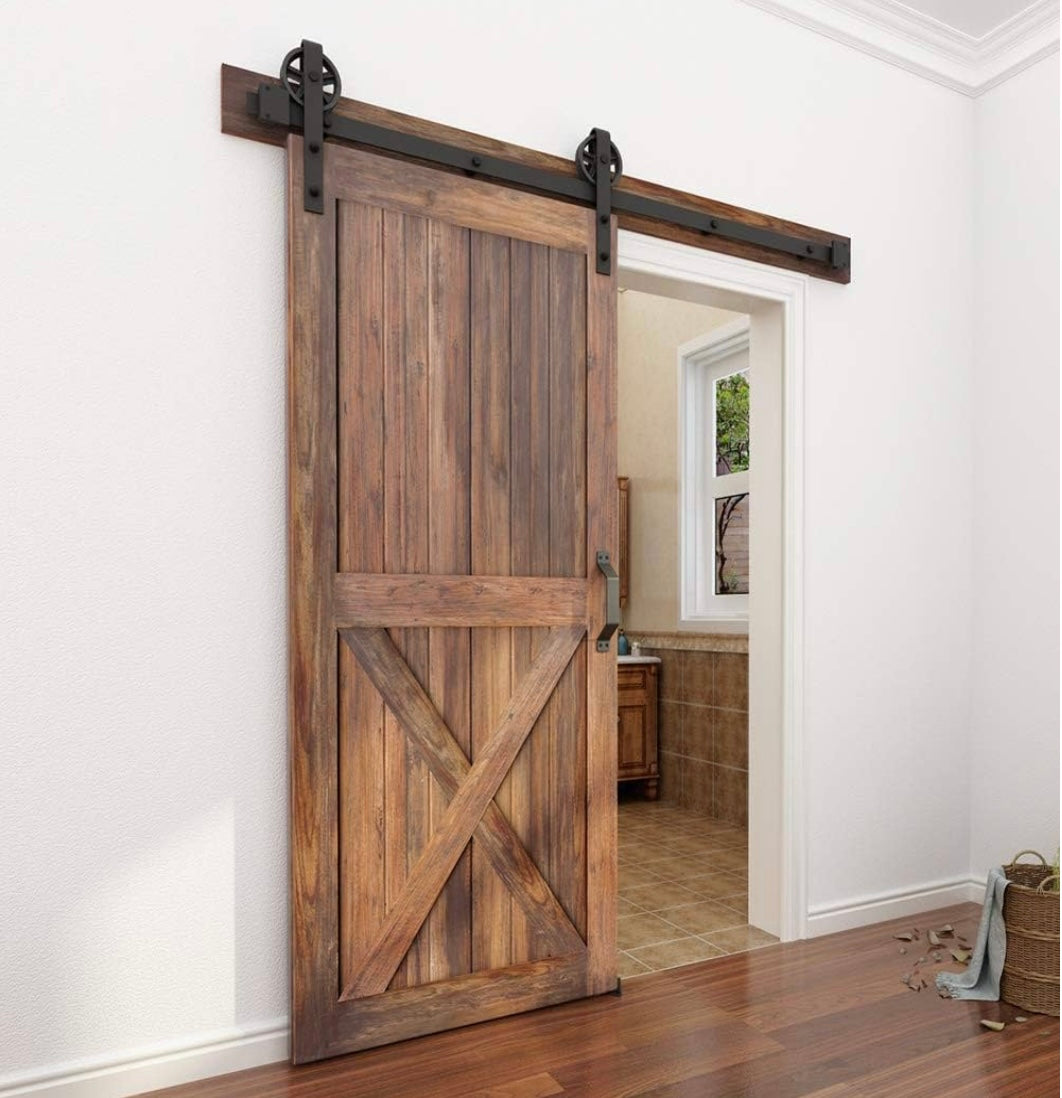 WINSOON 12FT Sliding Barn Door Hardware Kit – Open Box (Half Price!)
