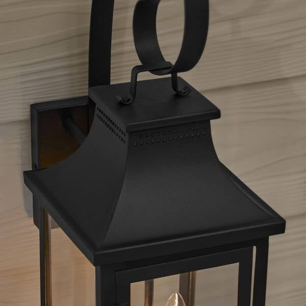 Black Outdoor Wall Lantern