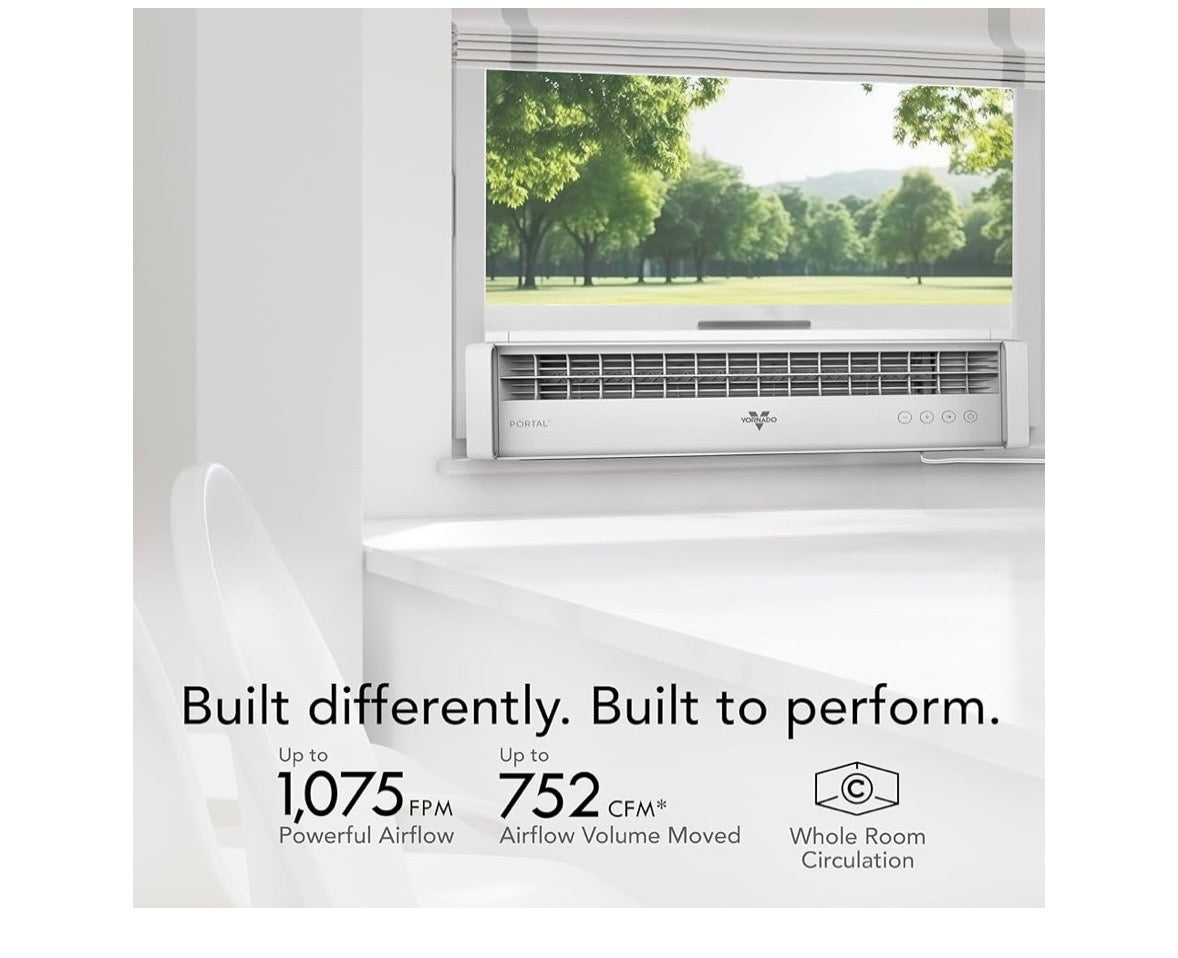 Vornado PORTAL Reversible Window Fan – 3 Speeds