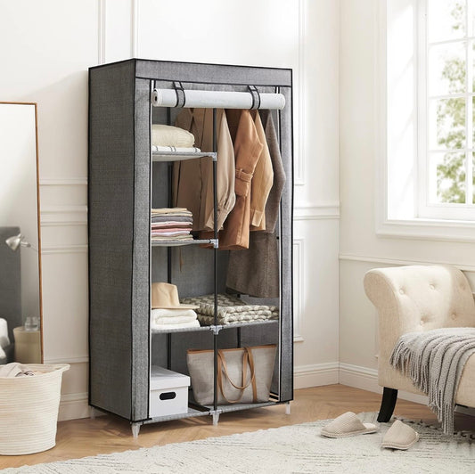 SONGMICS Portable Fabric Closet Wardrobe