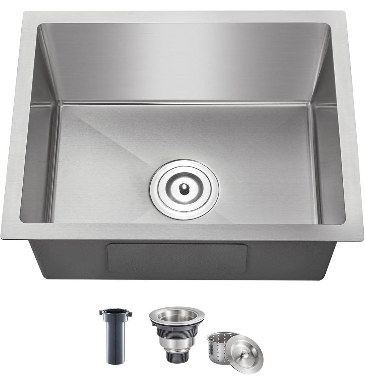 23” Undermount Stainless Steel Kitchen Sink