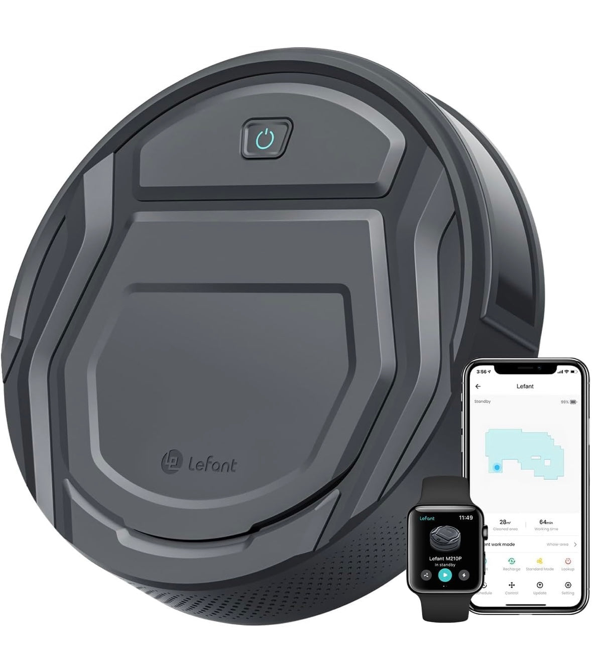 NEW – Lefant M210 Pro Robot Vacuum – Pet-Friendly Smart Cleaning with App Control