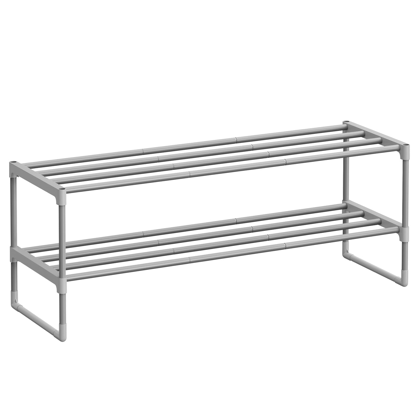 2-Tier Metal Shoe Rack