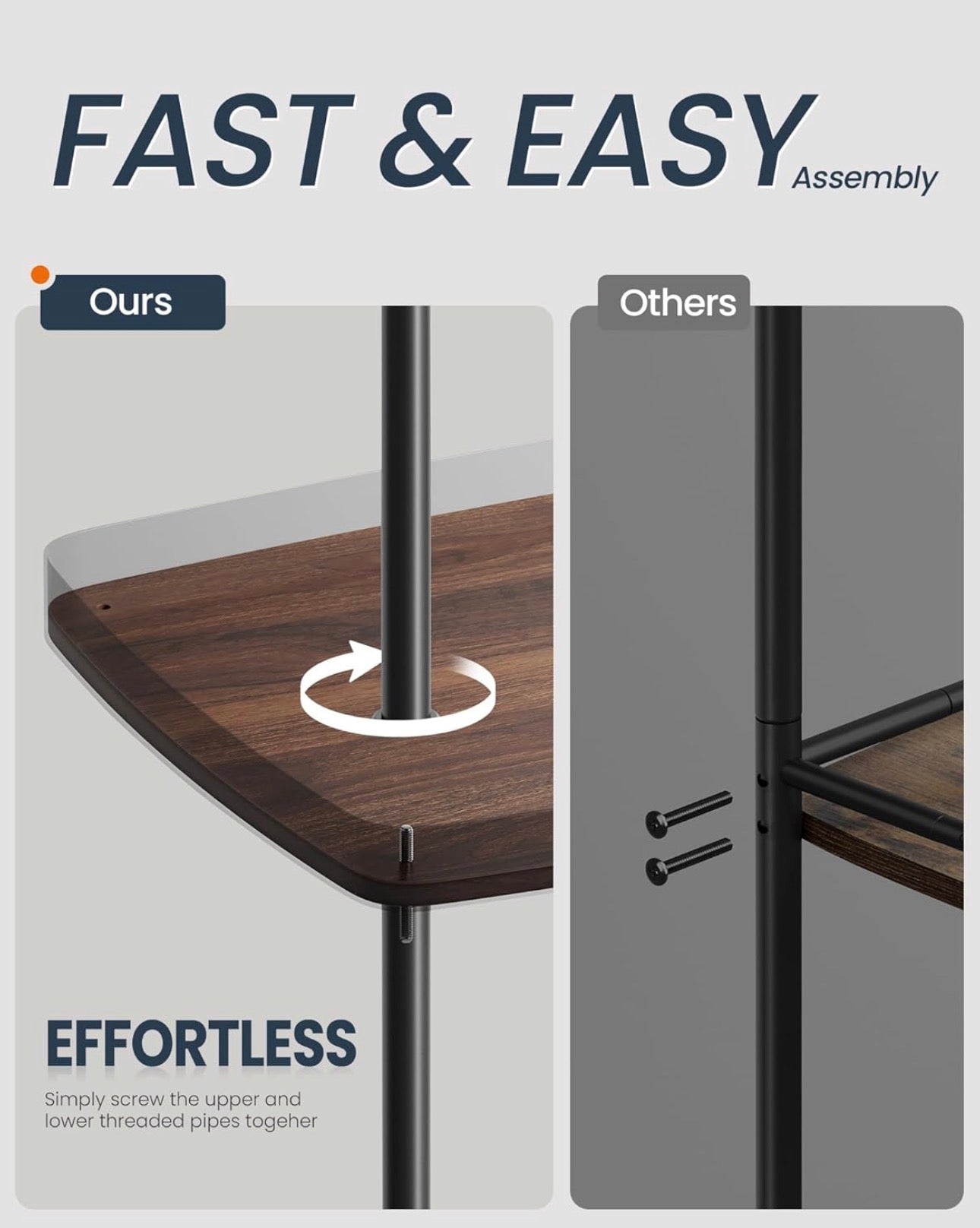 SONGMICS HOME Bar Cart