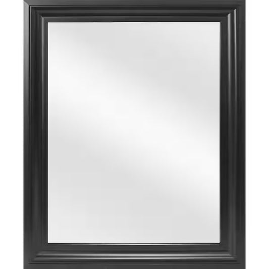 28.5” x 40.5” Black Framed Wall Mirror