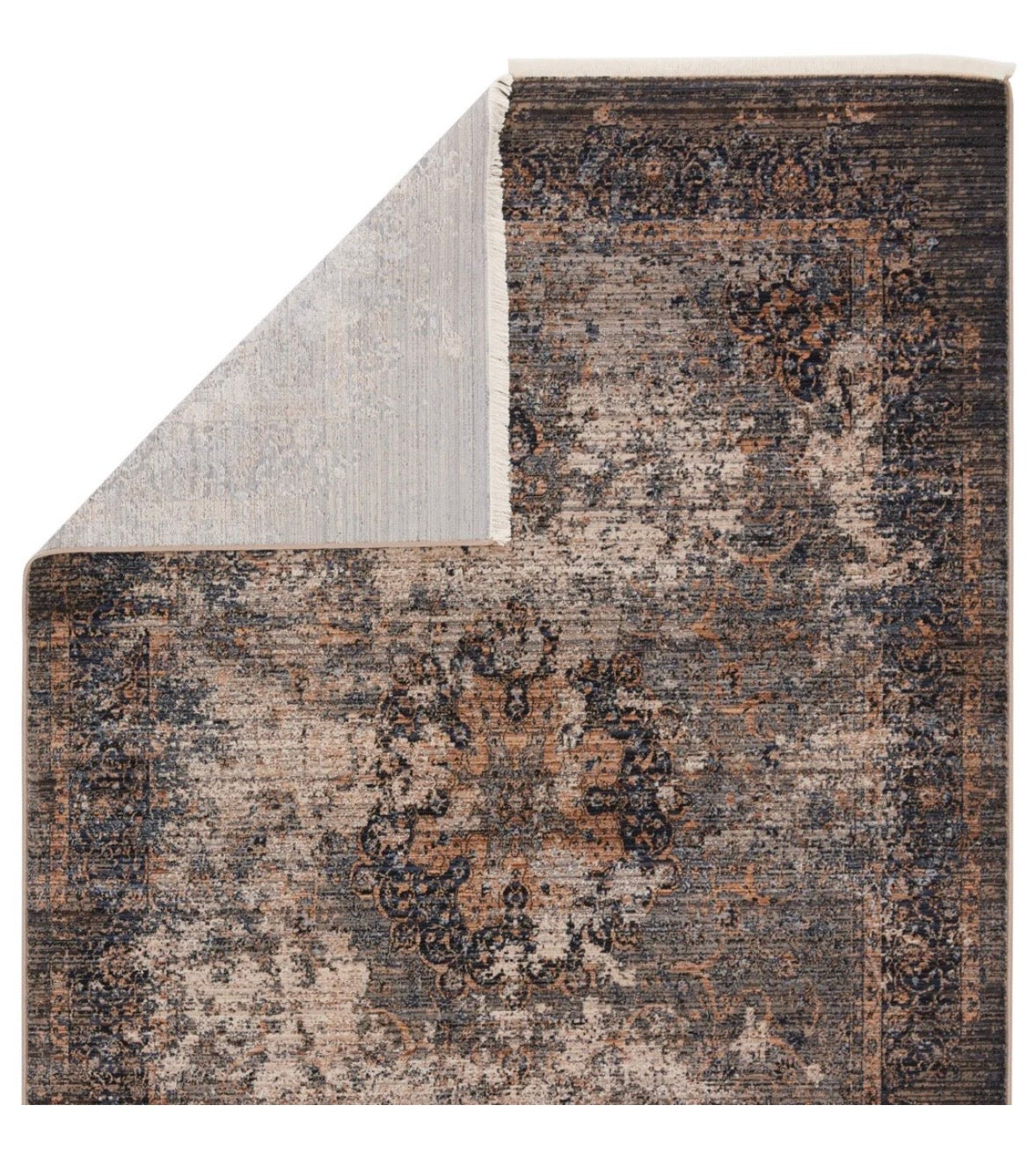 Zefira Collection “Enyo” Vintage Medallion Rug – 8’ x 10’2”