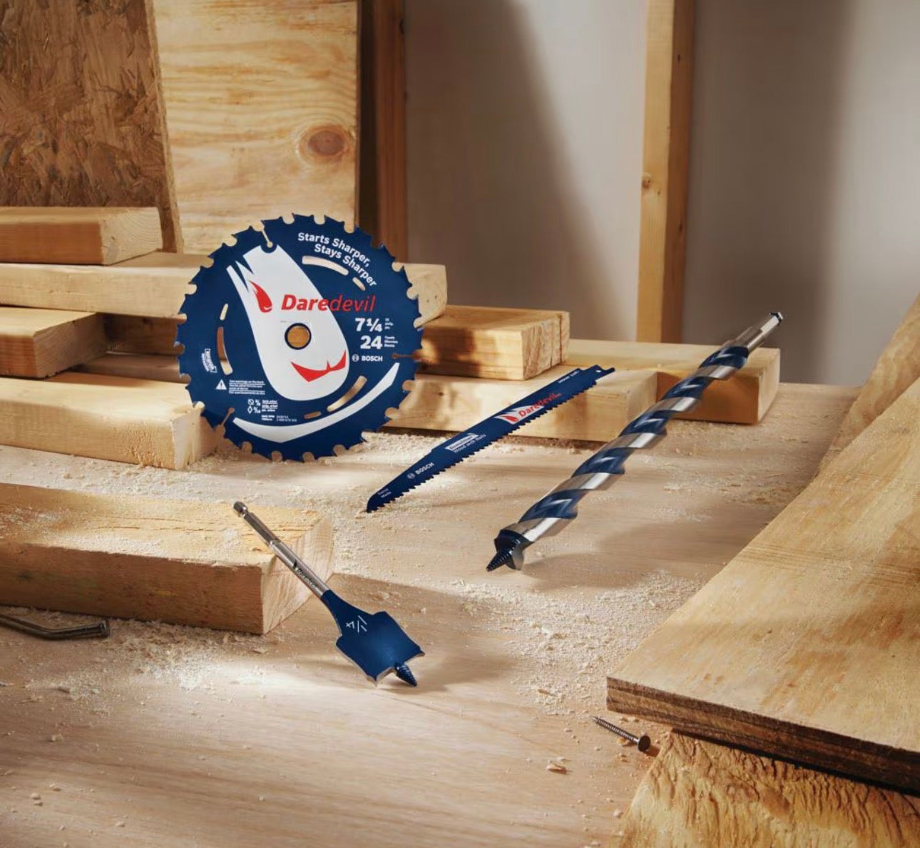 BOSCH Daredevil Spade Bit Set – 6-Piece