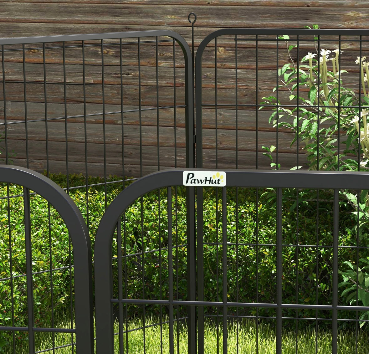 PawHut 8-Panel Heavy-Duty Dog Playpen – 39” Height (Indoor/Outdoor Use)