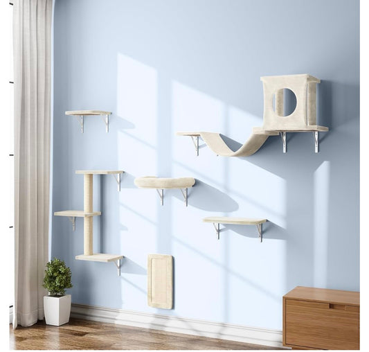 Wall-Mounted Cat Furniture Set