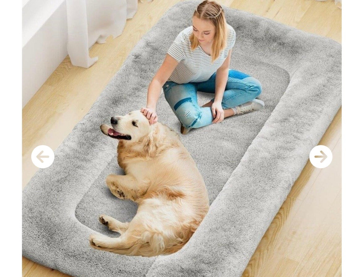 YEFU Human-Sized Memory Foam Dog Bed