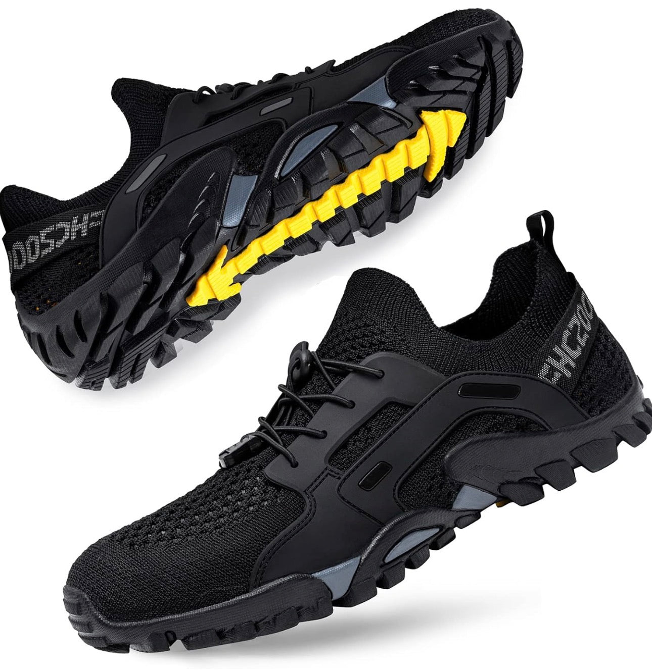SOBASO All-Black Water Shoes