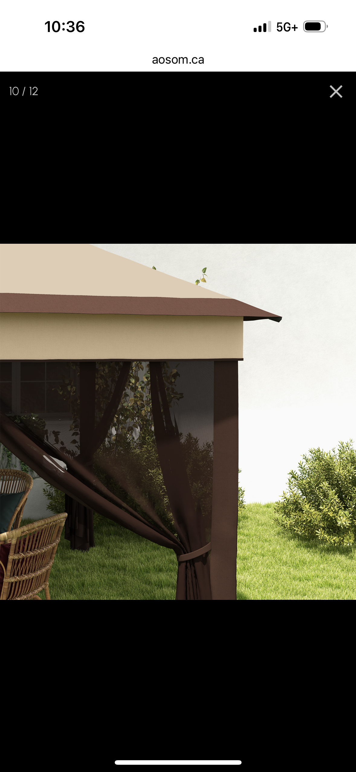 Outsunny 10×10 ft Pop-Up Gazebo Tent with Mesh Curtains — Adjustable Height, UV30+ Protection, and Carry Bag (Modern Grey)