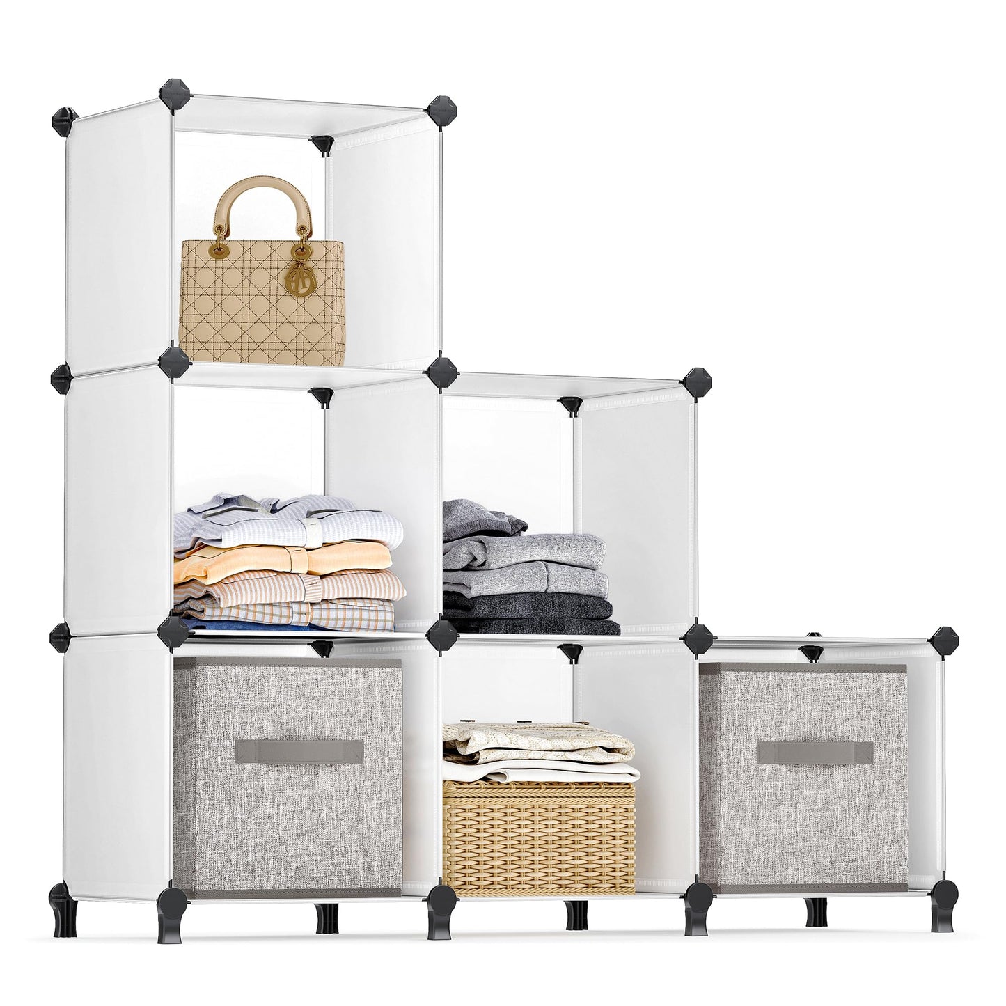 SONGMICS 6-Cube Modular Storage Organizer
