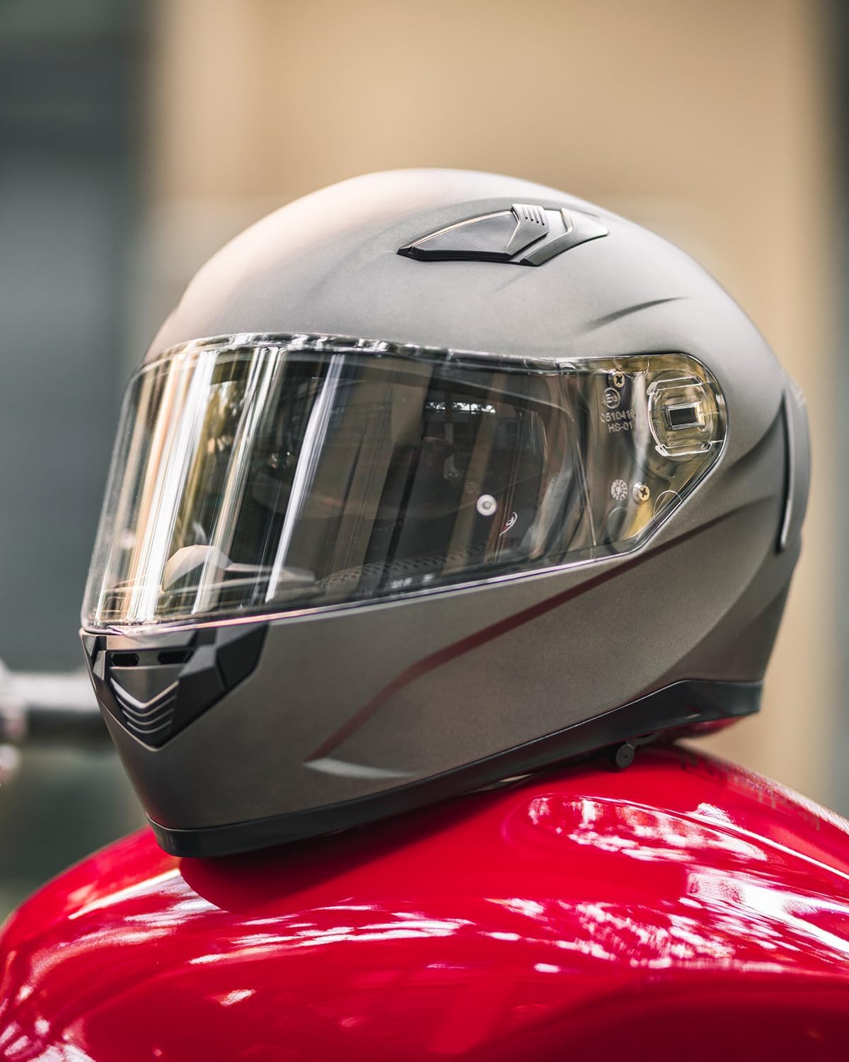 ILM Full Face Dual-Visor Motorcycle Helmet