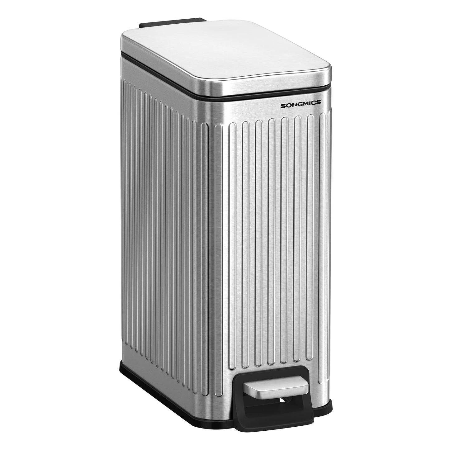 SONGMICS 1.6-Gallon Slim Bathroom Trash Can