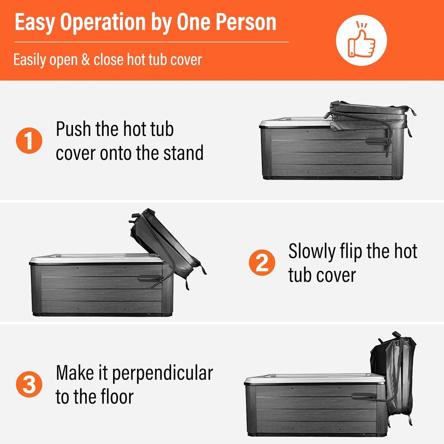 ACTREY Heavy-Duty Hot Tub Cover Lifter