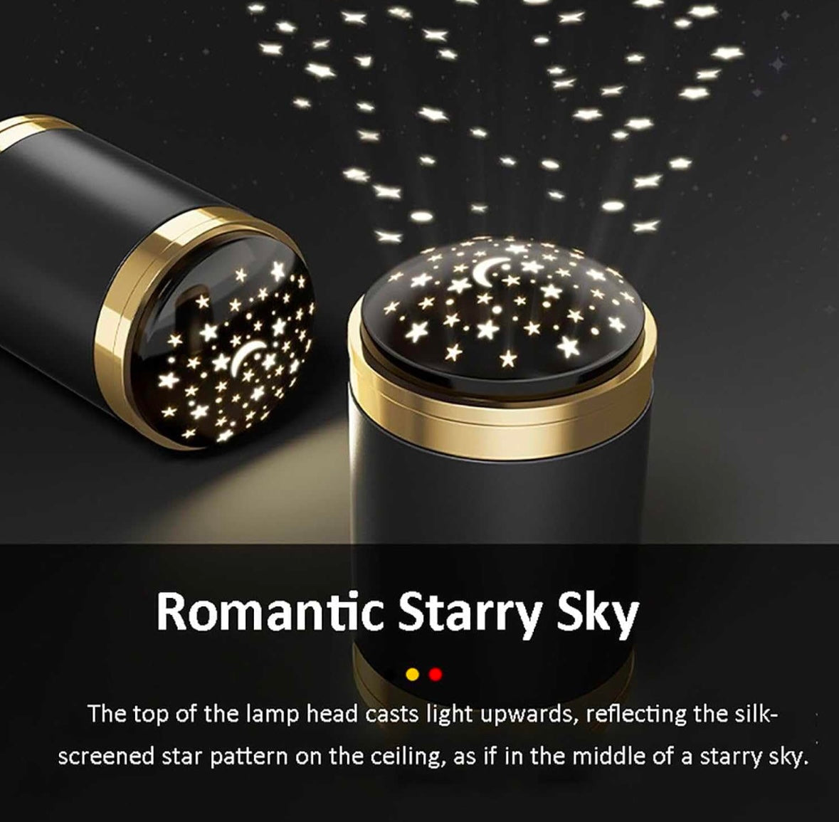 Modern LED Pendant Light w/ Remote Control & Star Projection