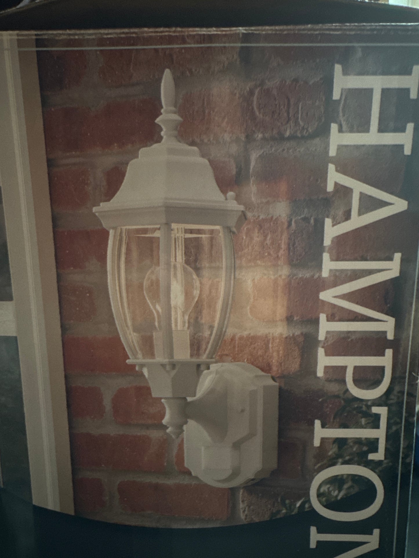 Heath-Zenith Alexandria 180° Black Motion-Sensing Outdoor Lantern