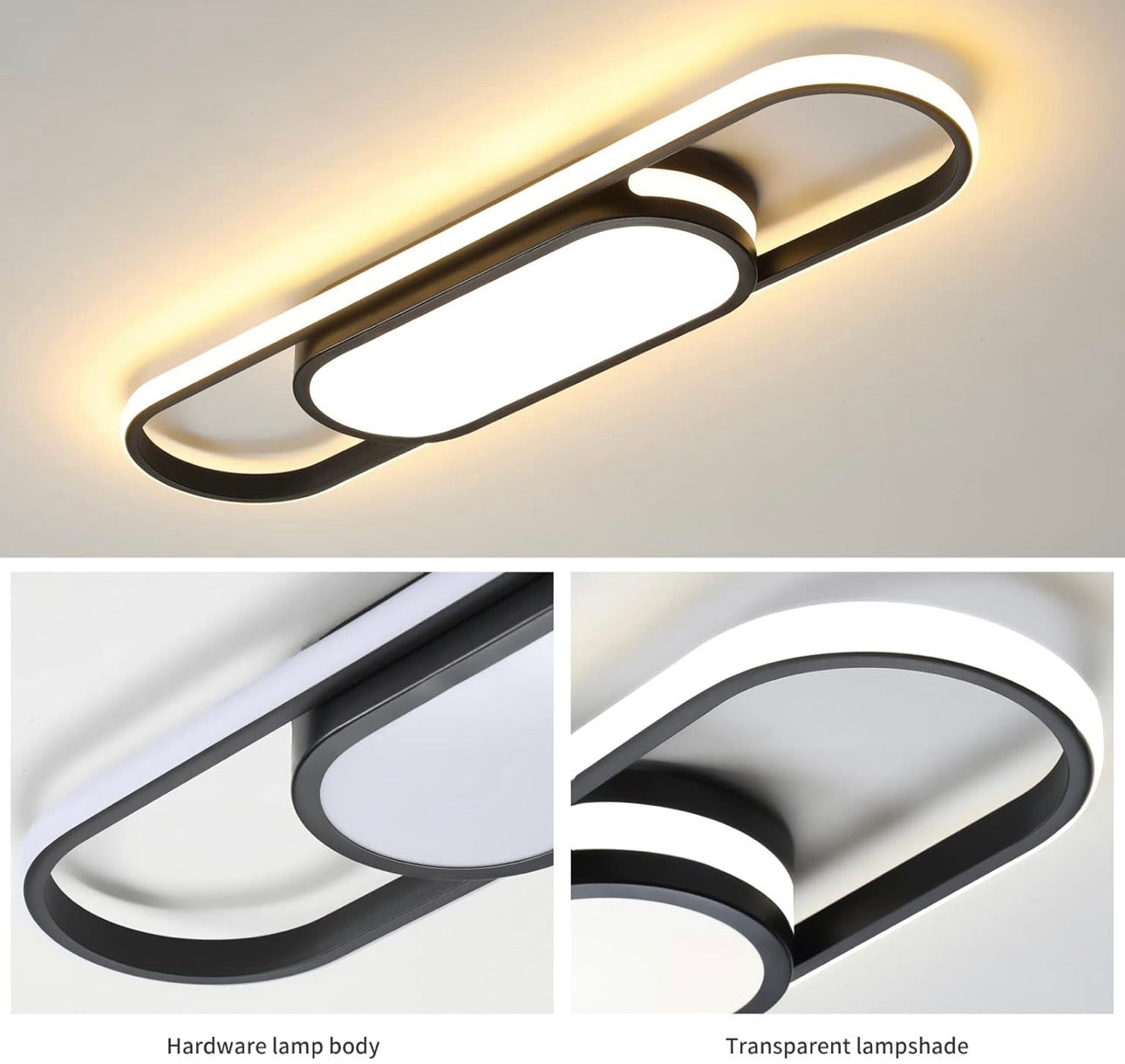 Tioolo Modern Dimmable LED Ceiling Light