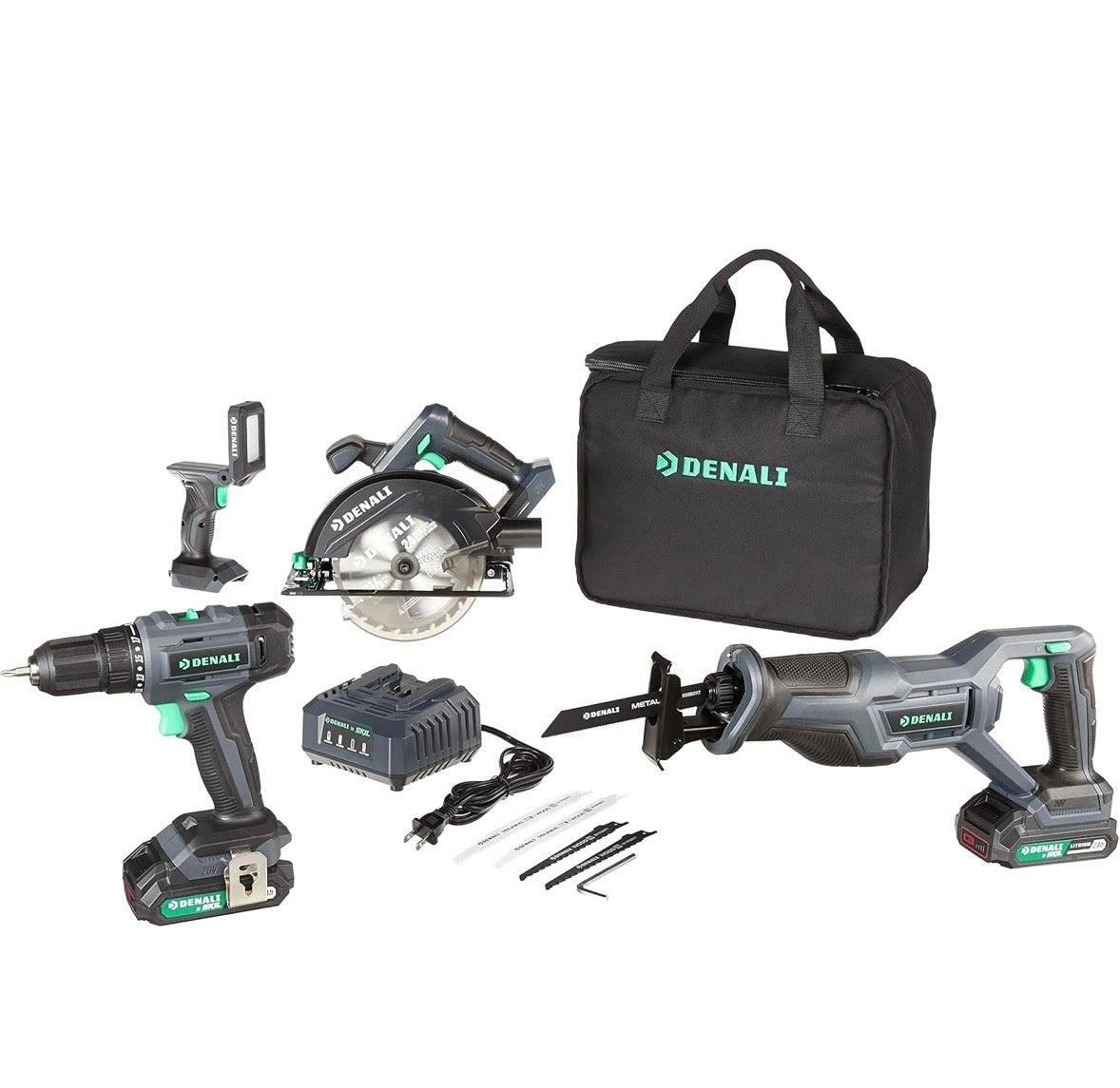 Denali by SKIL 20V Cordless 4-Tool Combo Kit