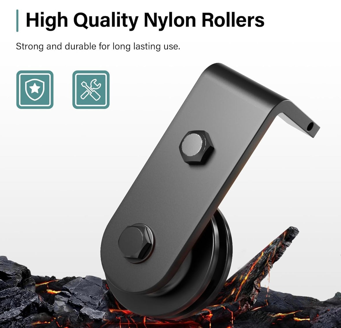 WINSOON Heavy-Duty Bifold Barn Door Hardware Kit – 40% Off Amazon Price