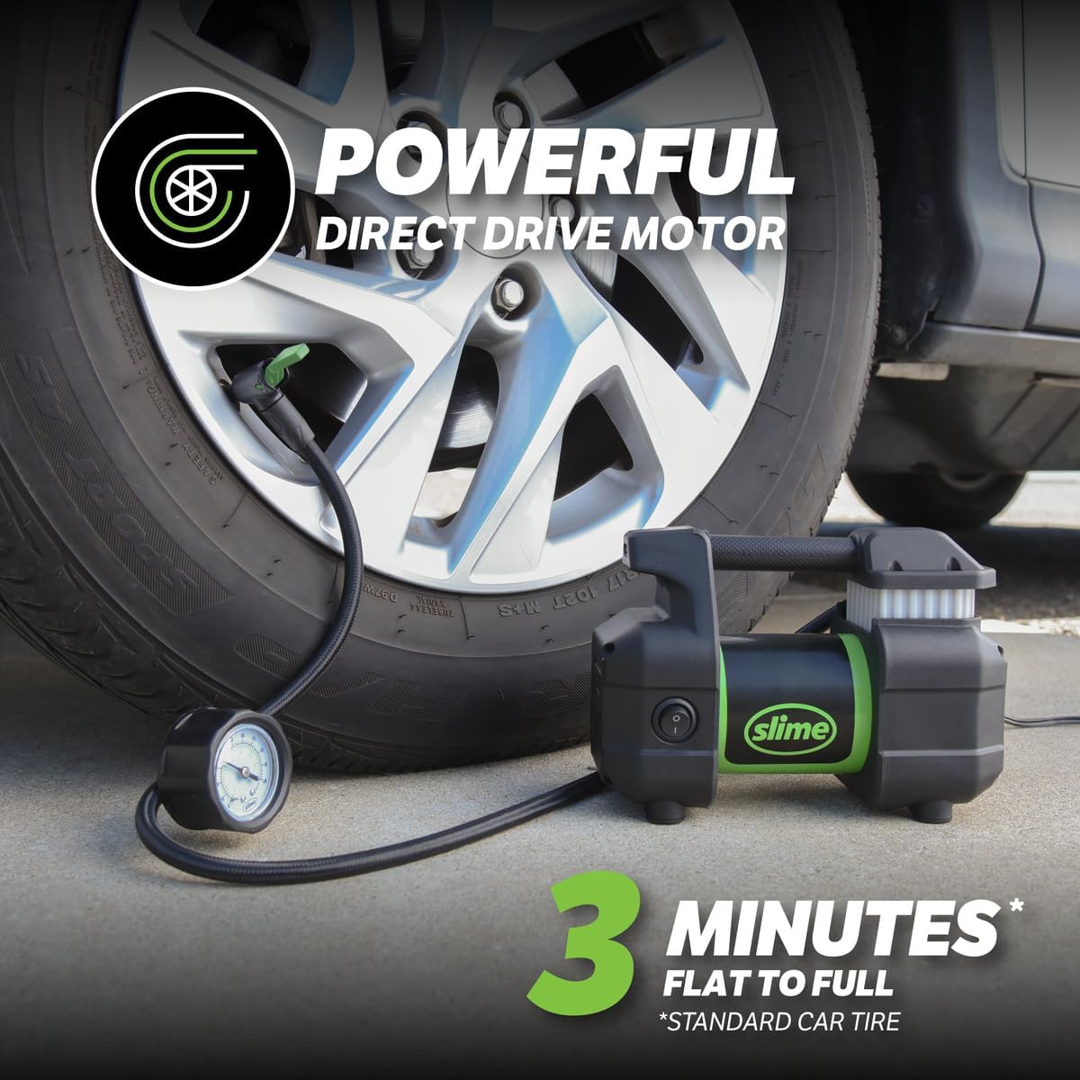 Slime Pro Power Heavy-Duty Tire Inflator
