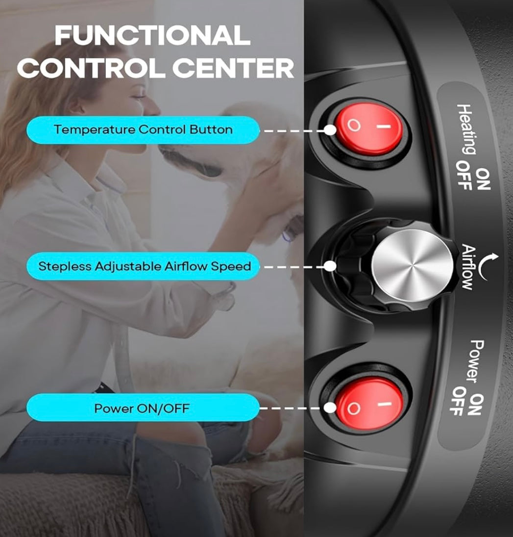 3800W High-Velocity Pet Grooming Dryer — BNIB