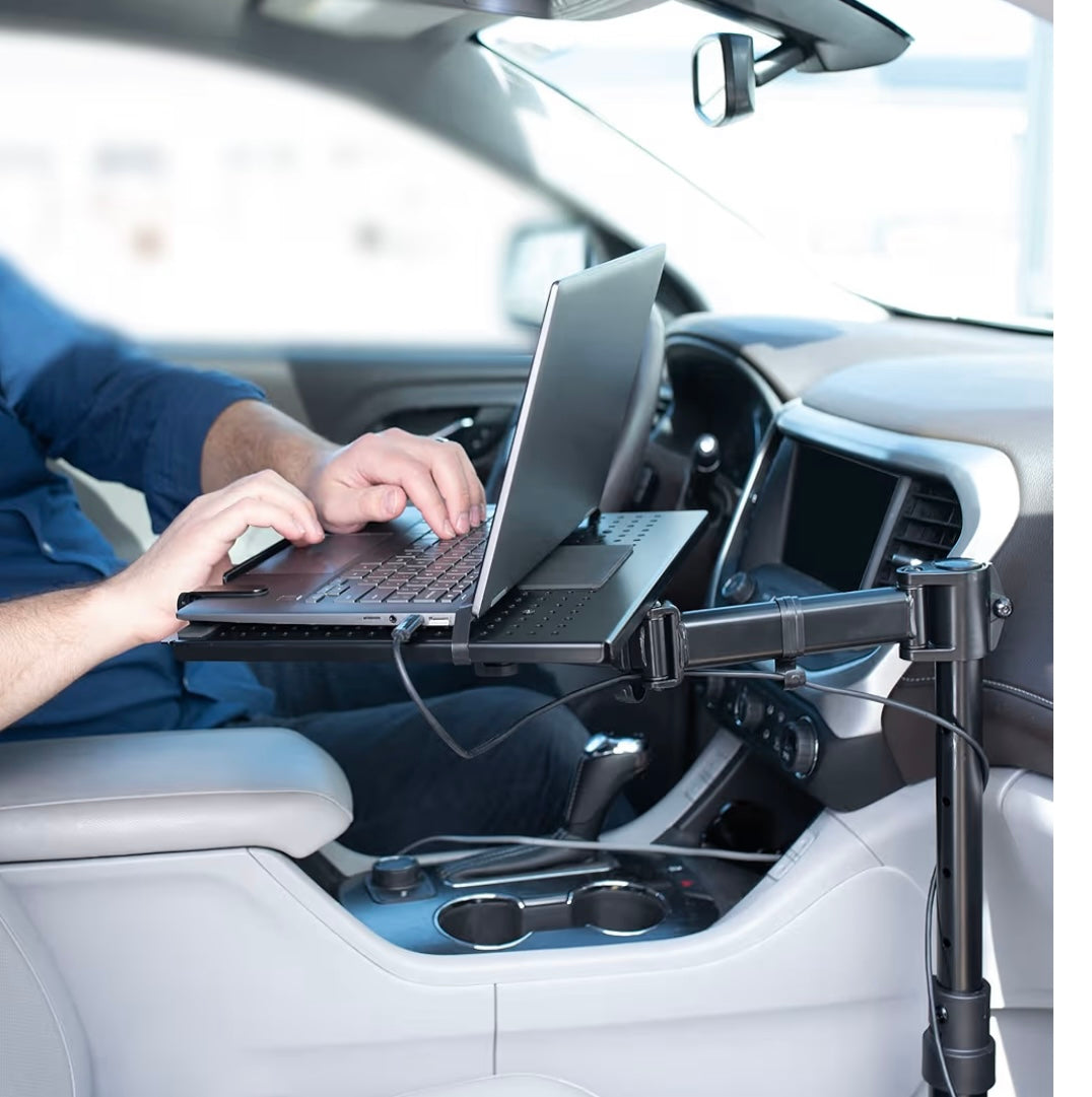 VIVO Vehicle Laptop Mount Stand — Adjustable Universal Car Mount for Laptops & Tablets (Open Box – Brand New)