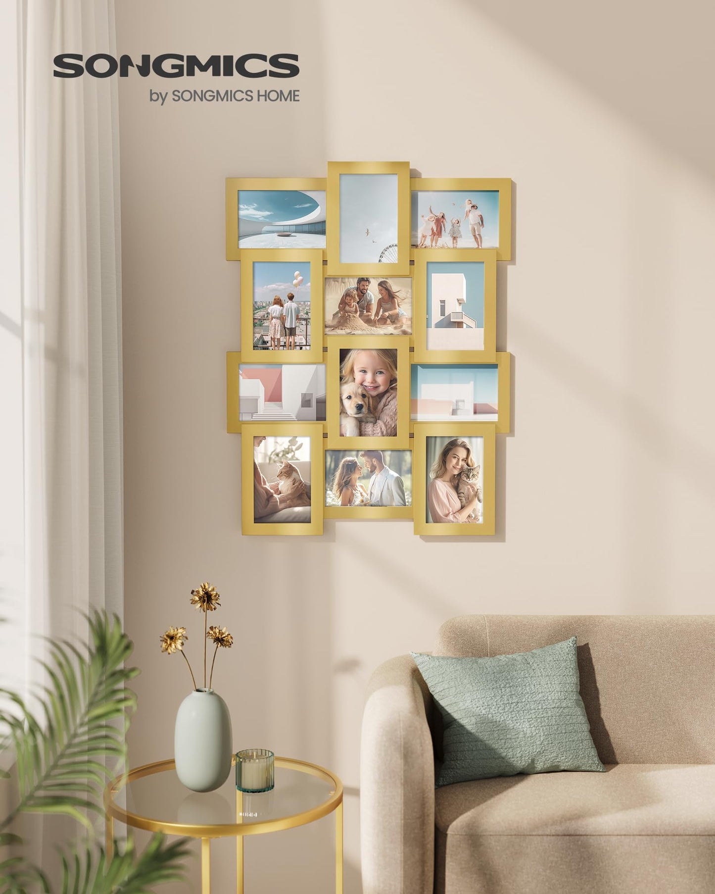 SONGMICS 12-Frame Gallery Wall Collage