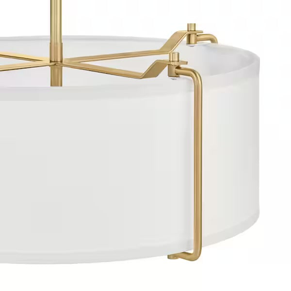 Home Decorators Collection 4-Light Brushed Gold Pendant