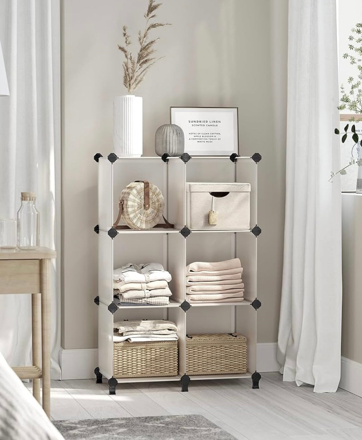 6-Cube Modular Storage Organizer