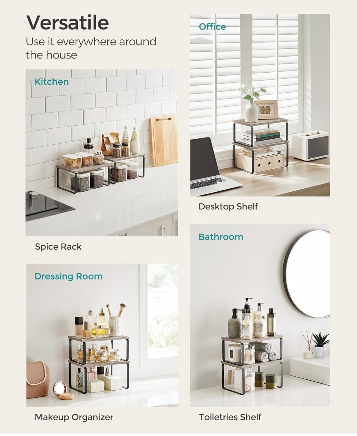 Expandable Countertop Shelf Organizer