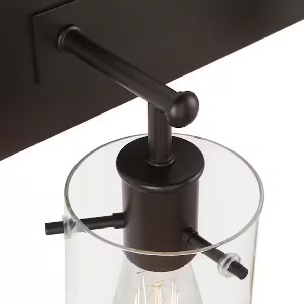 Hampton Bay 4-Light Espresso Bronze Vanity Light