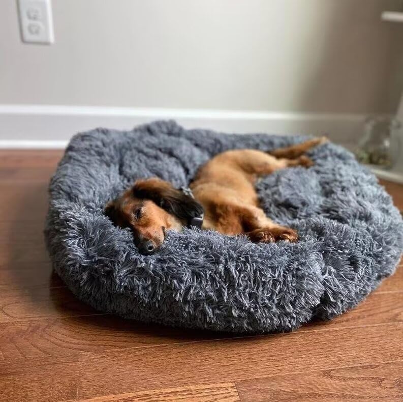 SWZEC Calming Donut Dog Bed
