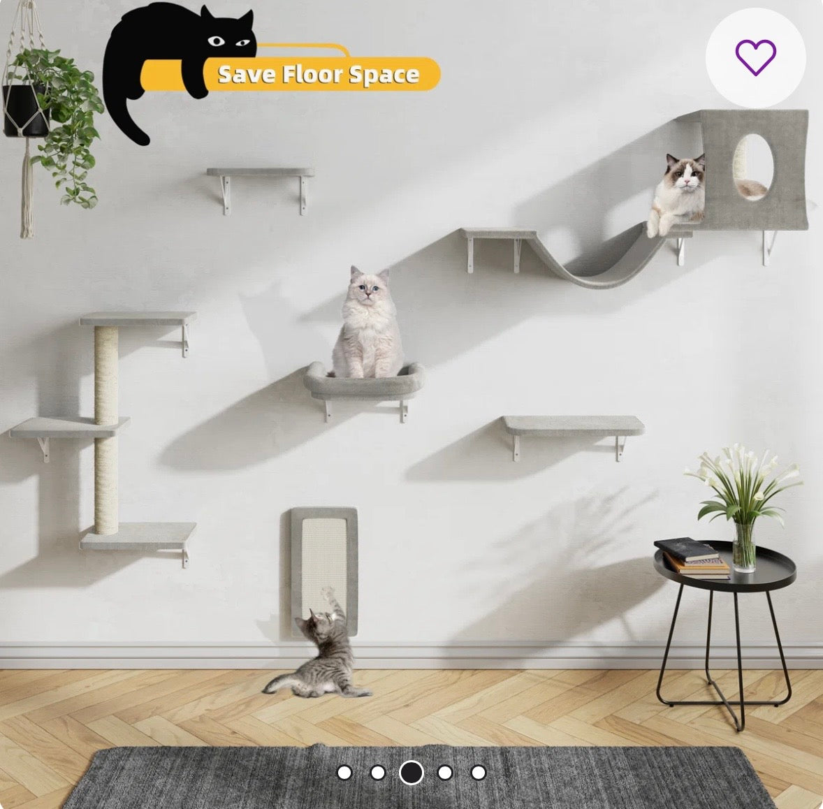 Luxury Cat Wall Furniture Set