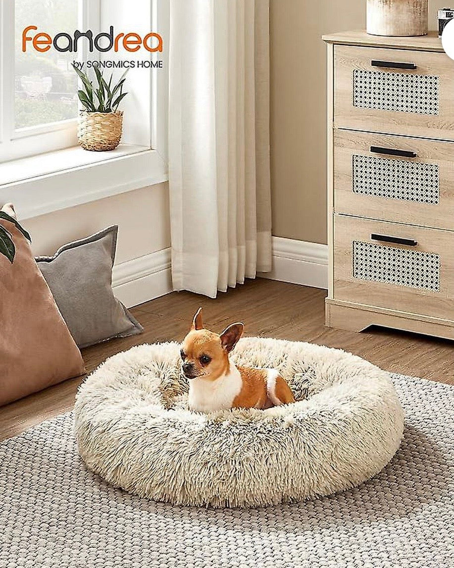 Fluffy Donut Dog Bed