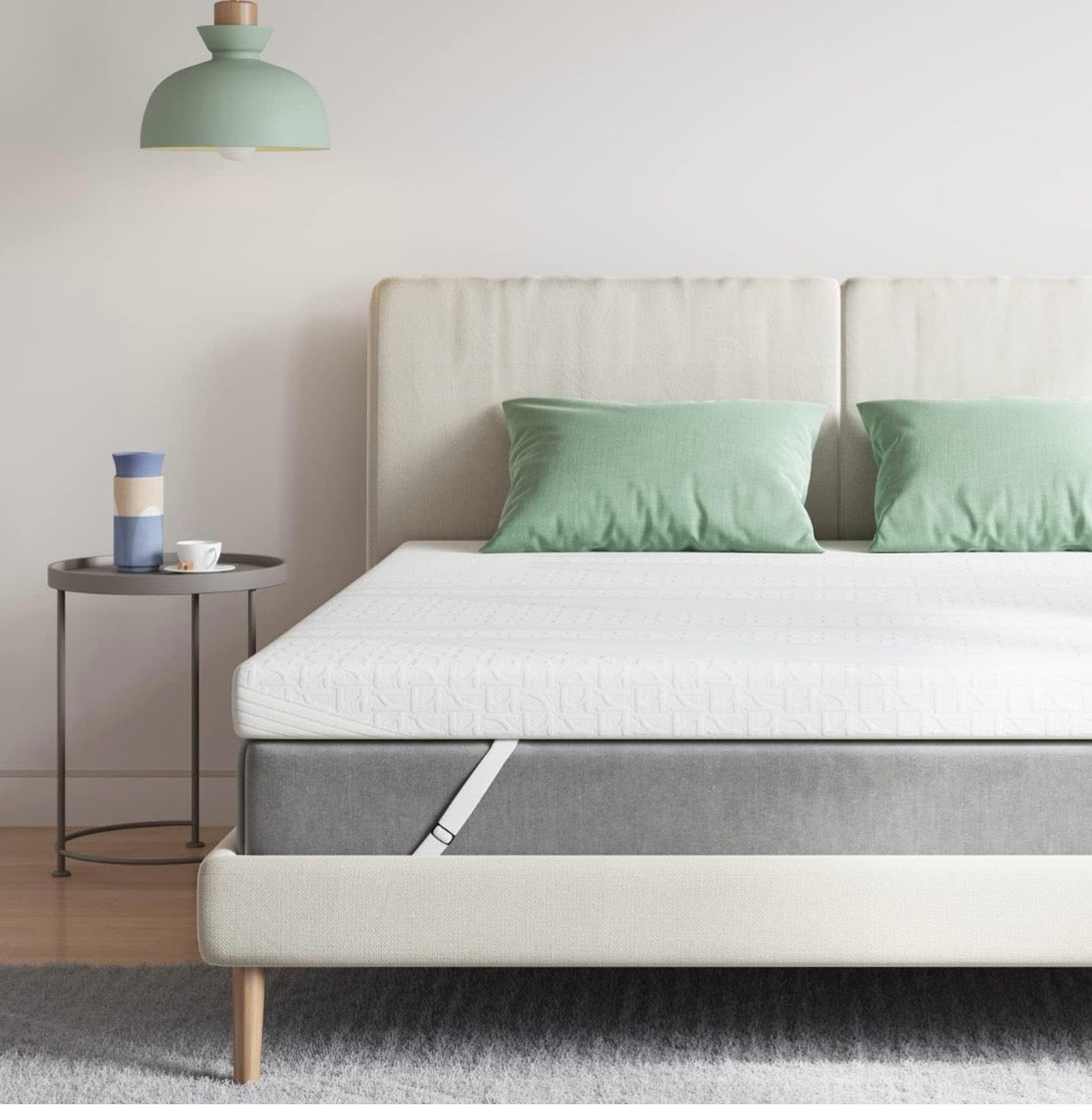 Novilla Cooling Memory Foam Mattress Topper – Full Size