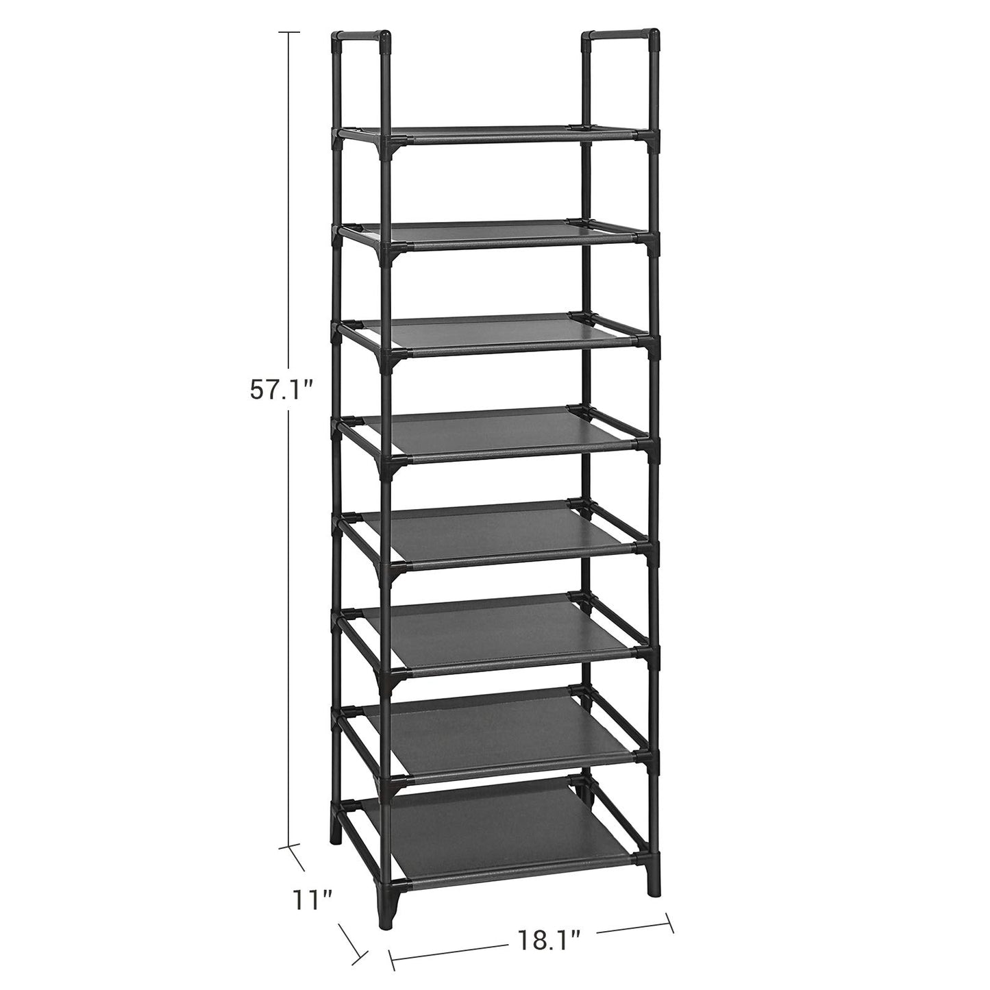 8-Tier Slim Shoe Rack Organizer