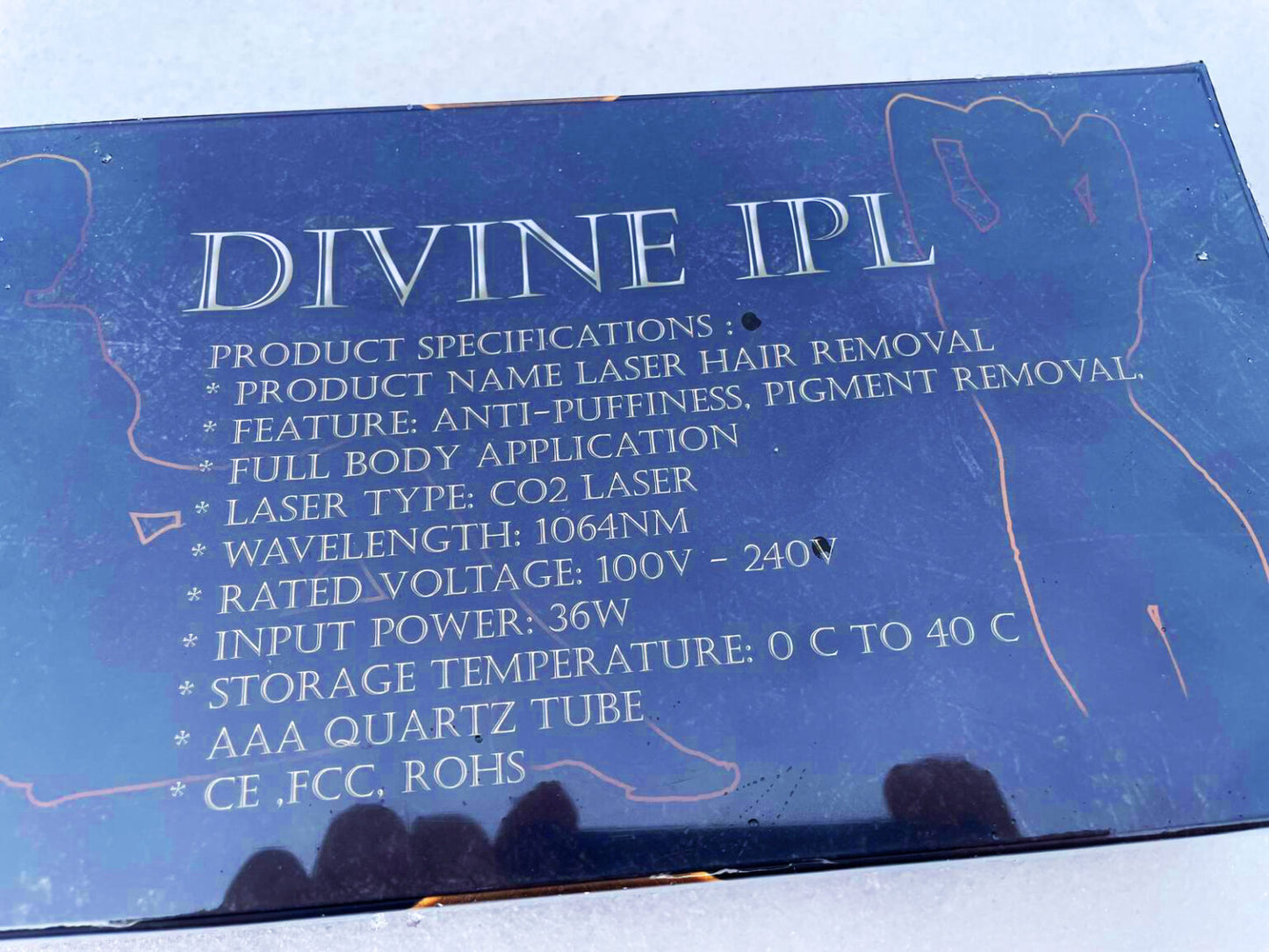 Divine IPL Digital Hair Removal Device