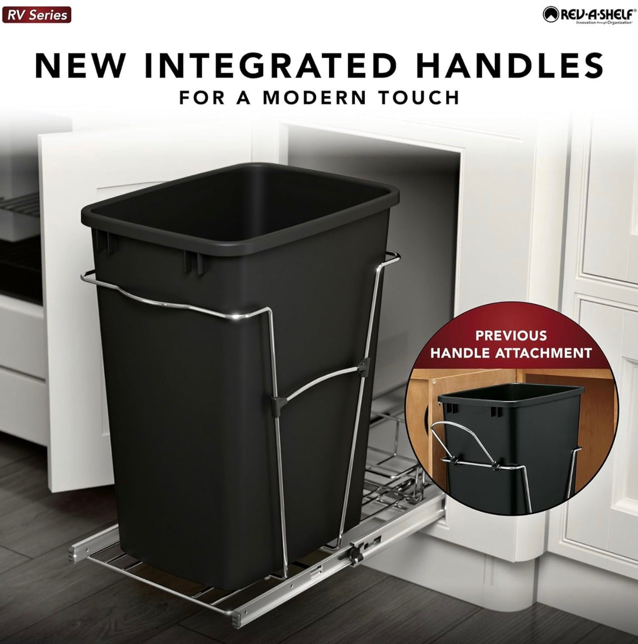 Rev-A-Shelf Double 27-Quart Pull-Out Waste Container System
