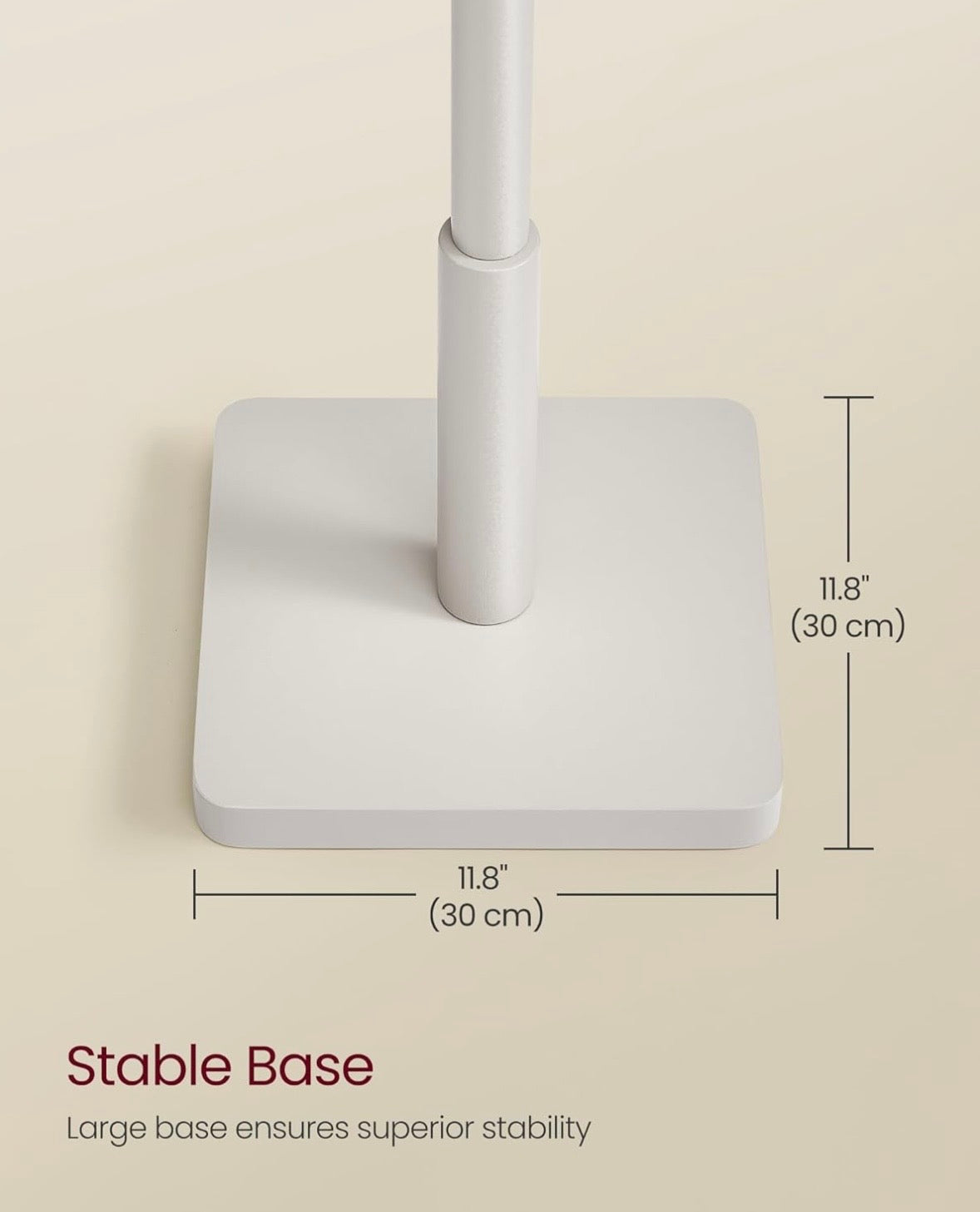 VASAGLE Adjustable Coat Rack – Freestanding Wooden Coat Tree