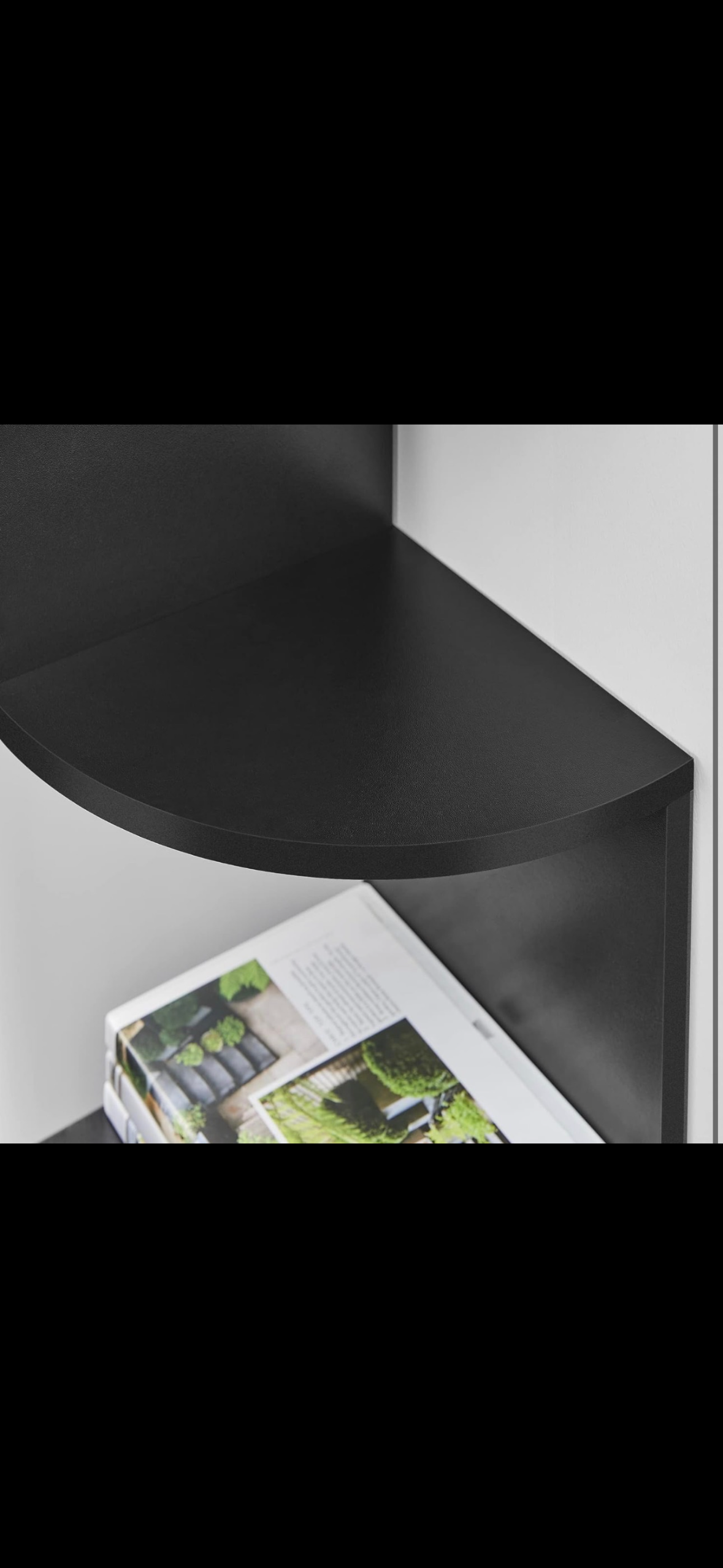 5-Tier Wall-Mounted Corner Shelf