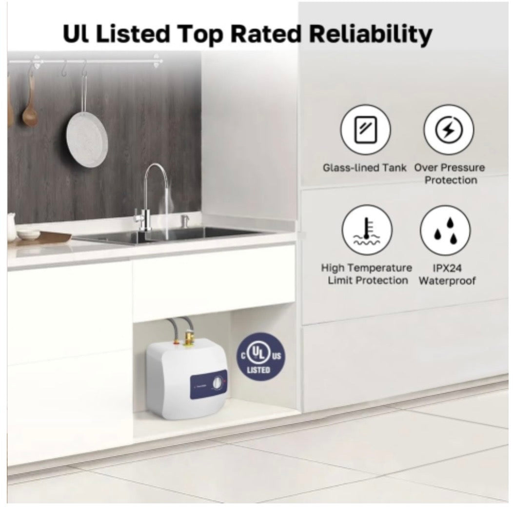 1.3-Gallon Mini Tank Electric Water Heater