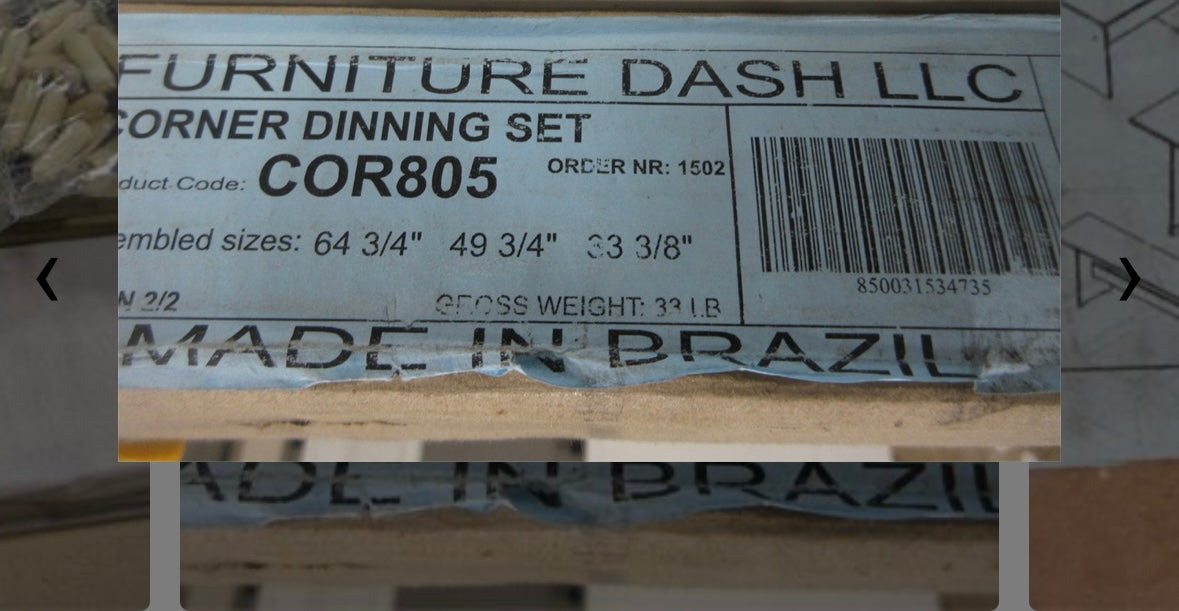 Antique Brown Solid Pine Corner Dining Set – 40% Off Retail