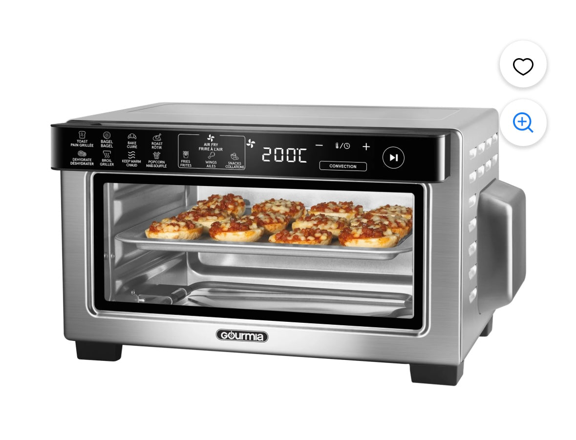 Gourmia 4-Slice Digital Air Fryer Oven
