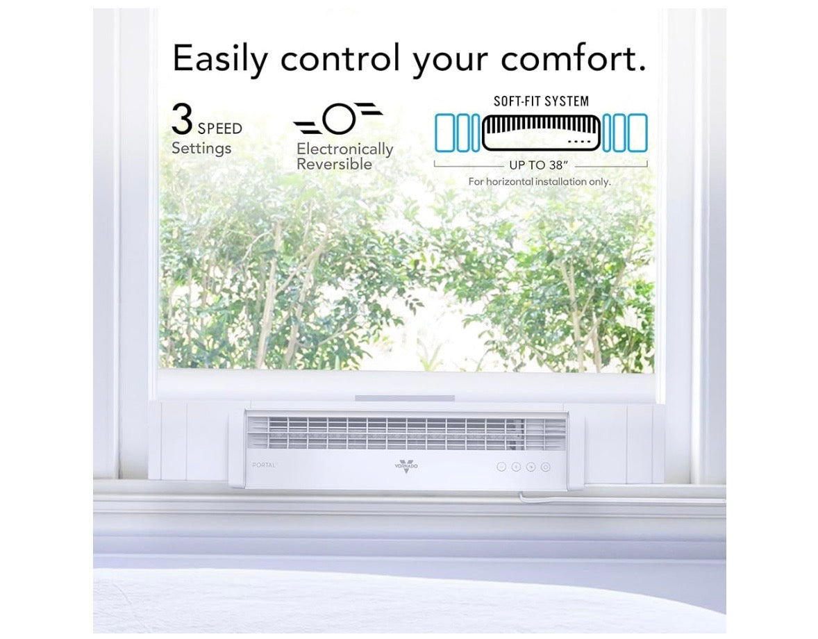 Vornado PORTAL Reversible Window Fan – 3 Speeds