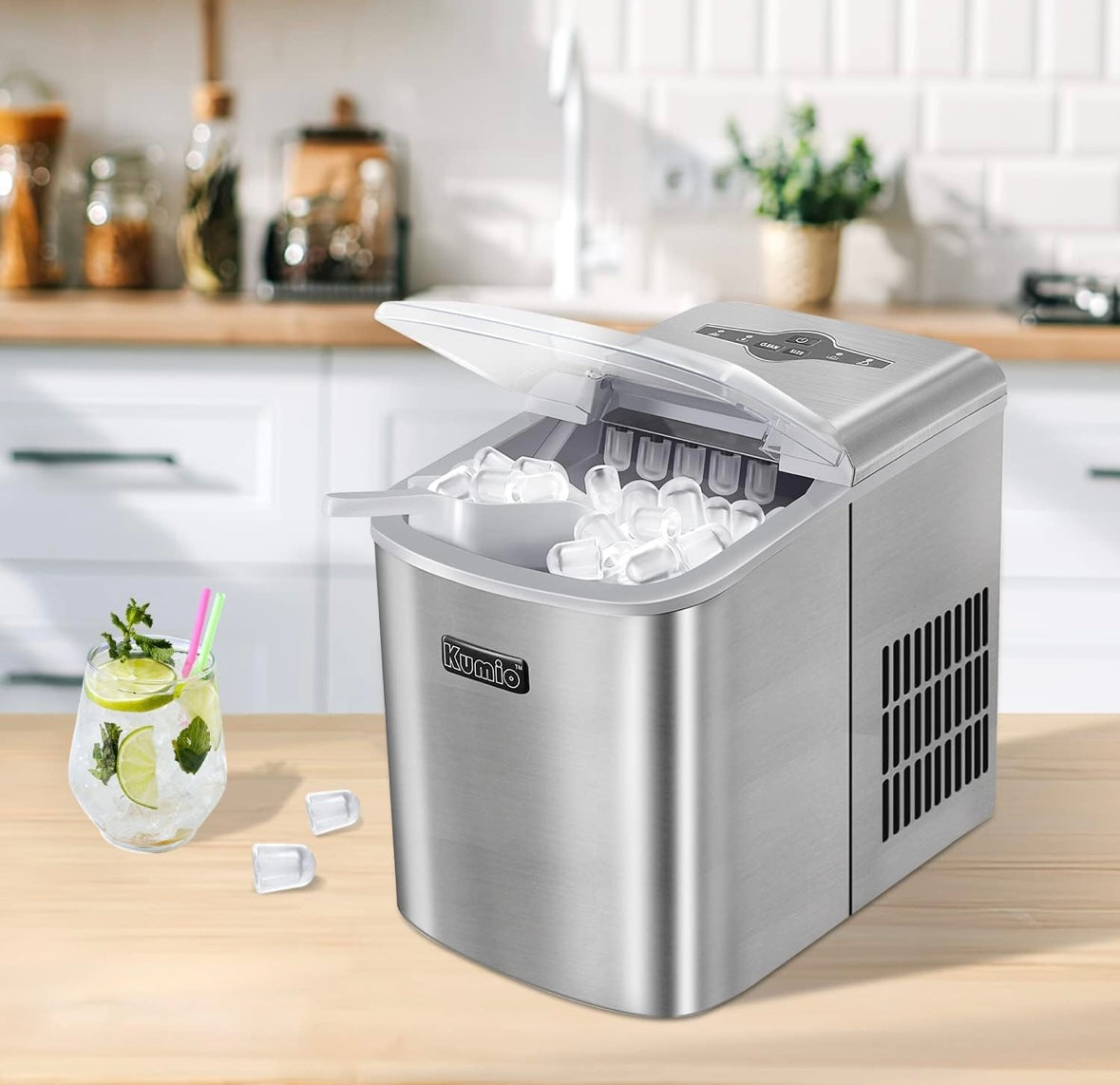 KUMIO ICM-1508 Portable Countertop Ice Maker – 40 % Off Amazon Price!