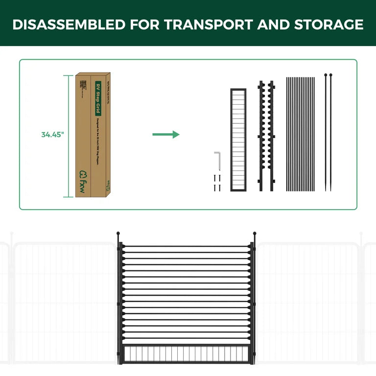 FXW RV Step Grid – Secure Stair Barrier (Step Grid Only)